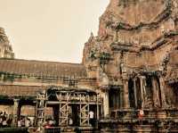 The Sacred Summit: Ascending to Angkor Wat's Second Floor Sanctuary
