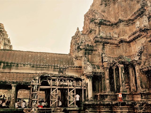 The Sacred Summit: Ascending to Angkor Wat's Second Floor Sanctuary
