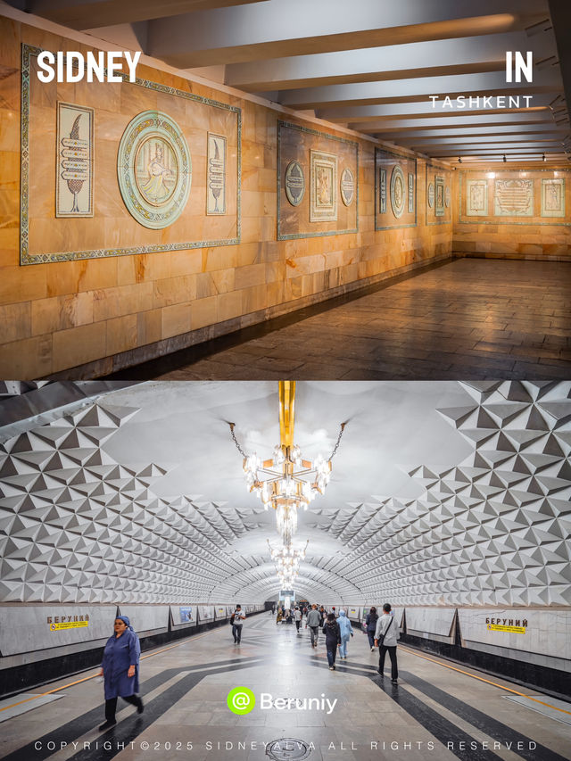 蘇聯美學的延續 | 塔什乾地鐵站巡禮