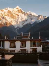 西藏親子秘境米林松贊南迦巴瓦山居|帶小孩看雪山!