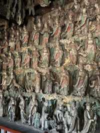 震撼平遙雙林寺·韋陀像泥塑巔峰之作