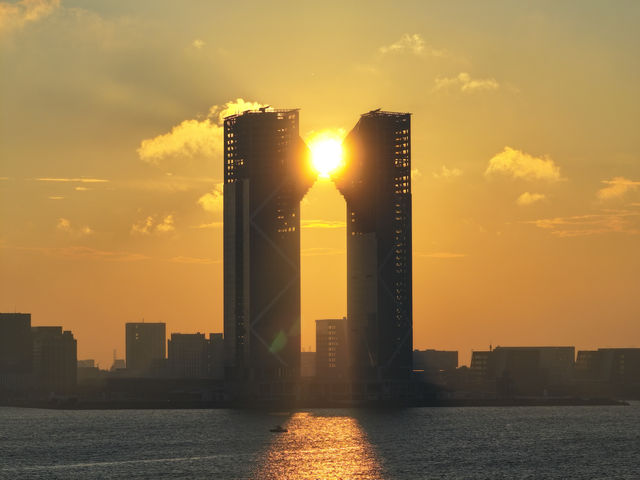 魔都落日秘境滴水湖懸日最佳打卡機位大公開! 魔都落日秘境滴水湖懸日最佳打卡機位大公開!