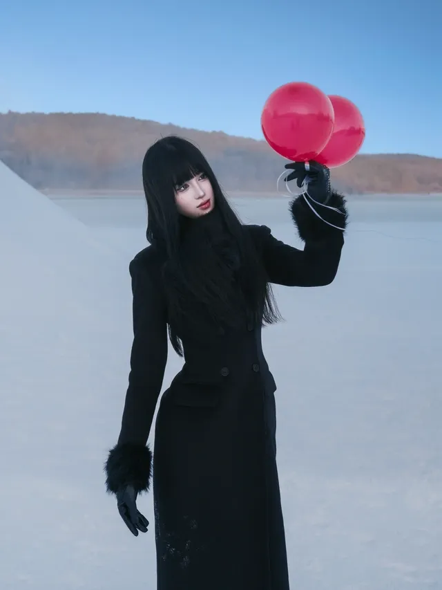 淨月潭大雪坡！太出片了！