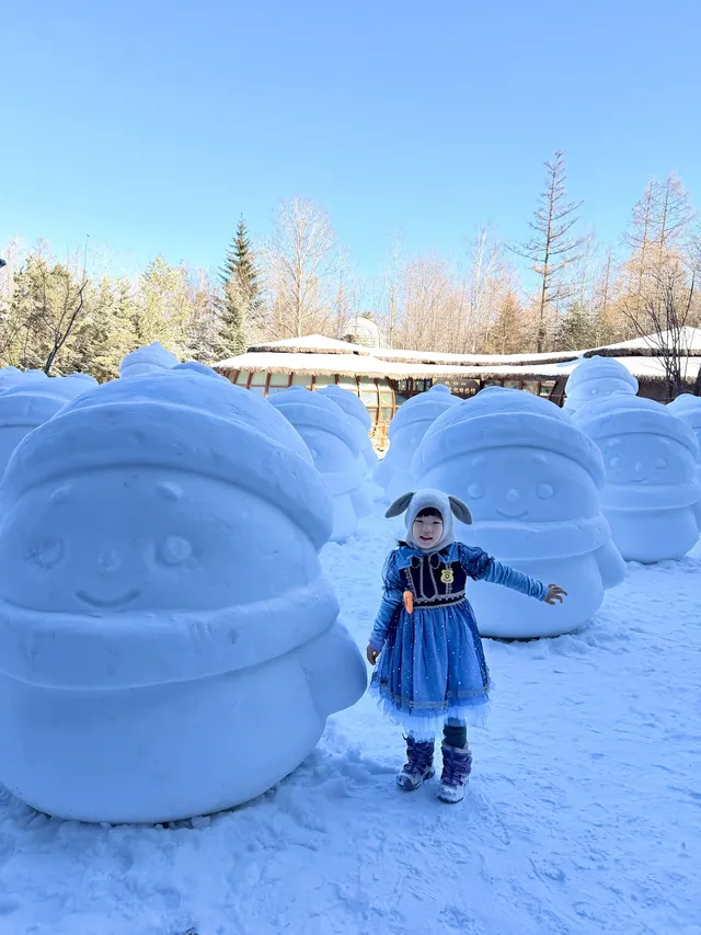 我宣佈長白山才是冬天親子遊的天花板