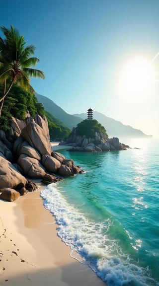 山と海の間で東洋の海の韻を感じよう！