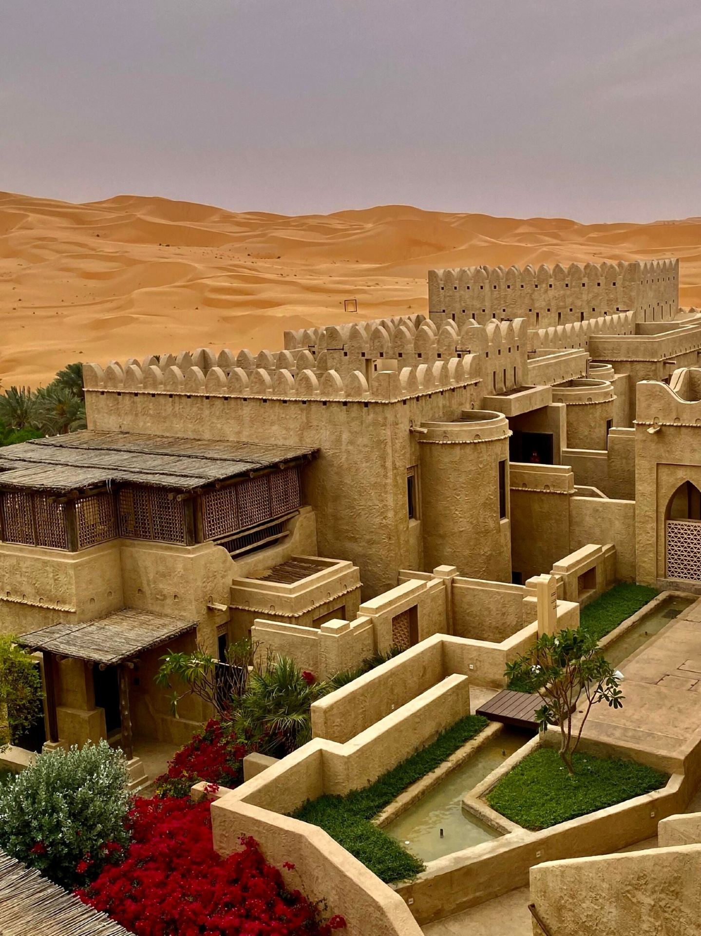 Help! This hotel completely changed my perception of the desert. Who would have thought such a luxurious secret haven could be hidden in a barren desert! A blue pool embraced by golden sand, 