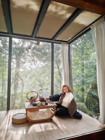 청성산 프라이빗 온천 천장급  대나무 숲과 시냇가 속에 머물다