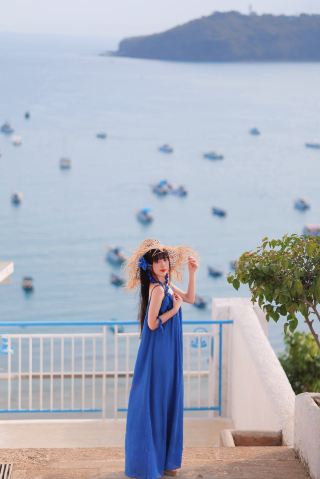 เกาะเหวยโจวมีทิวทัศน์ริมหน้าผาที่สวยงามราวกับซานโตรินี 🩵 โรแมนติกจนพูดไม่ออกเลยทีเดียว