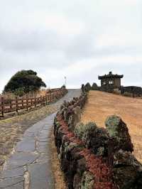 濟州島小眾秘境｜山君不離，火山口的溫柔日落