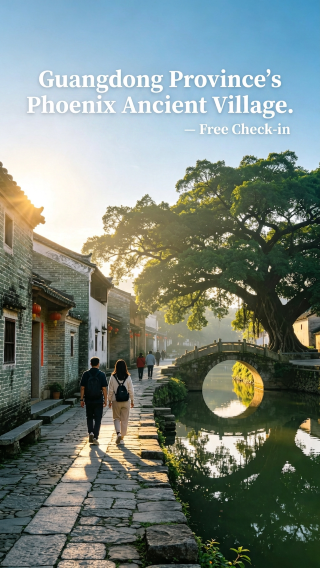 Stop traveling far to Phoenix Ancient Town! There’s a hidden gem right here in Guangdong that’s a great alternative