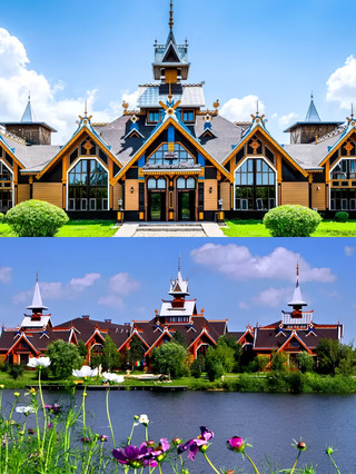 Harbin versi "Negeri Dongeng Es dan Salju"! Panduan Lengkap Jalan Kaki di Volga Manor.