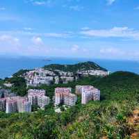 從赤柱峽道上孖崗山