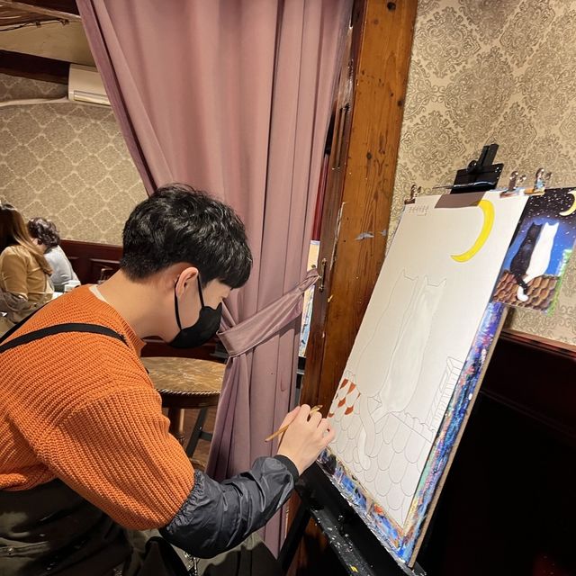 감성있는 한옥에서 그림을 그릴 수 있는 드로잉카페! 블란서미술관!