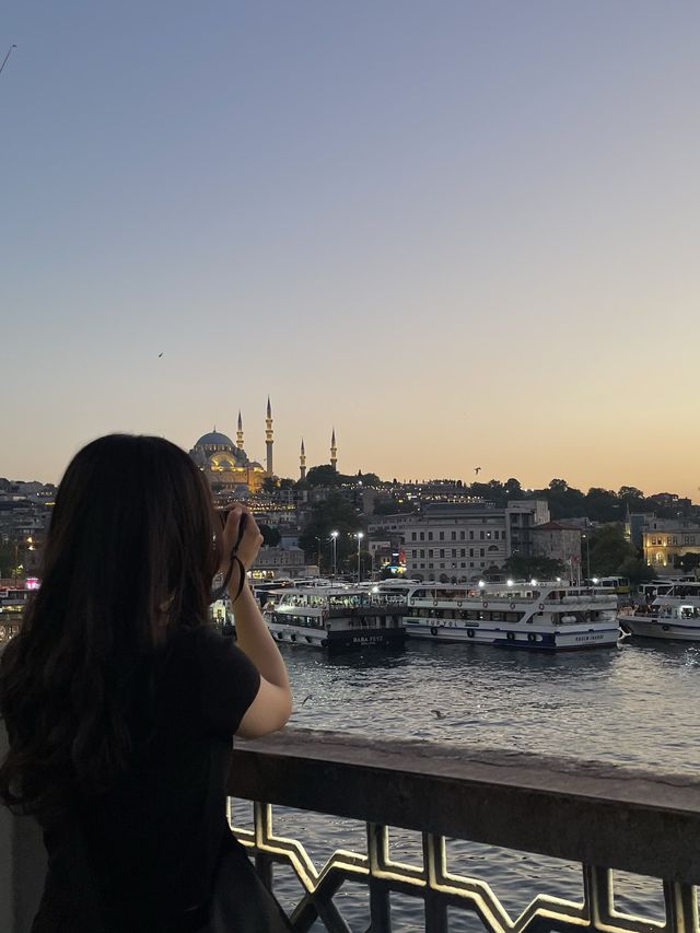 [튀르키예/이스탄불]🇹🇷낮보다 아름다운 저녁의 갈라타 다리✨