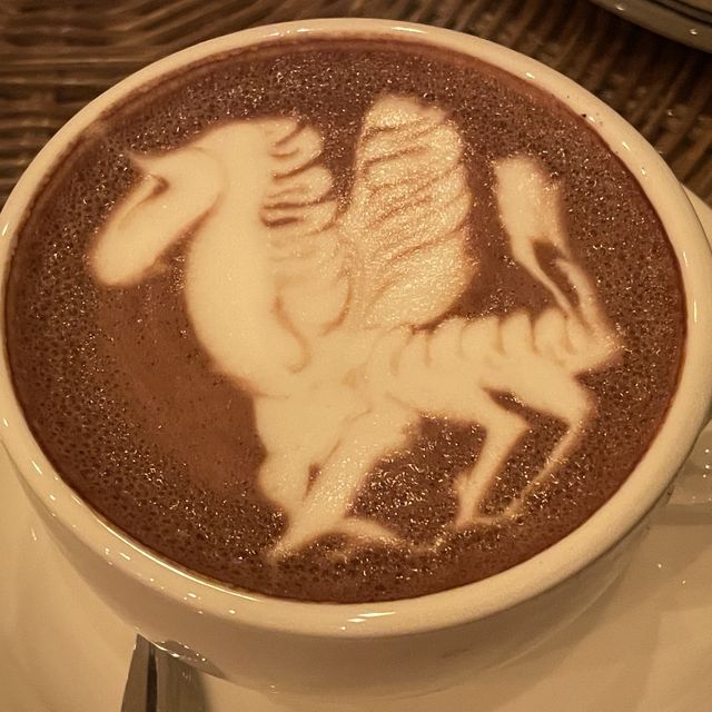 Unicorn in my hot chocolate 
