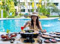 ปิ้งย่างเกาหลีชาบูญี่ปุ่น 2 สไตล์ในหม้อเดียว