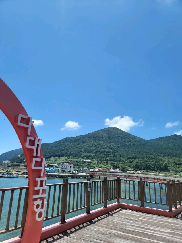 다대항과 다포항을 잇는 후릿개다리🌁