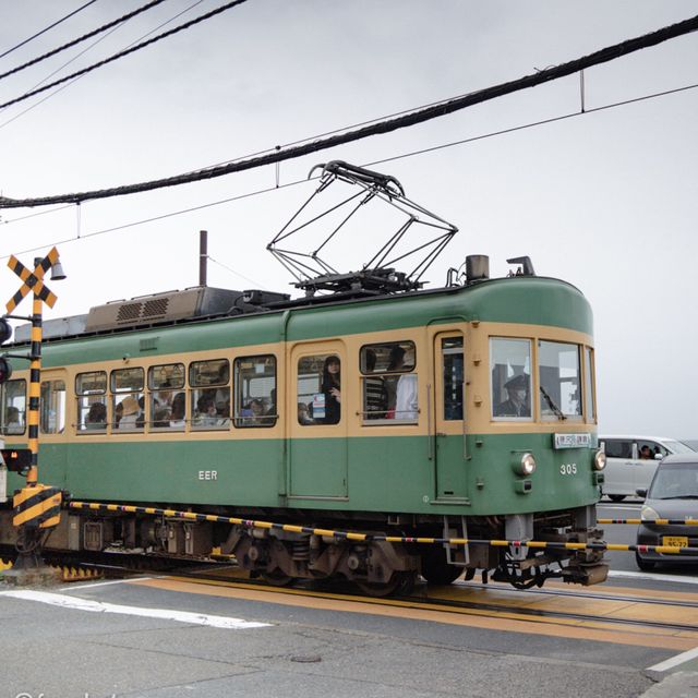 Slam Dunk打卡🏀鐮倉高校前車站🚃平交道