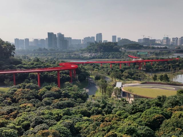 【深圳光明】紅絲帶虹橋公園：壯觀景點，遠離市區享受新鮮空氣