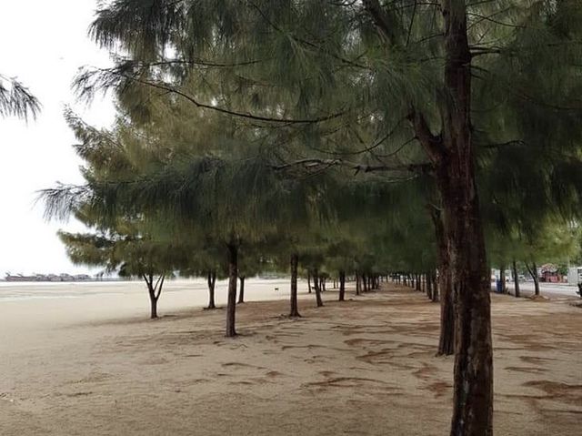 Klebang beach famous in Melaka