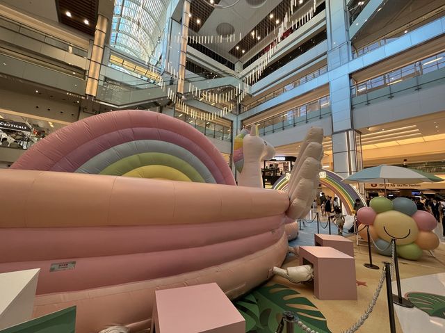 巨型獨角獸波波池 @ 沙田新城市廣場