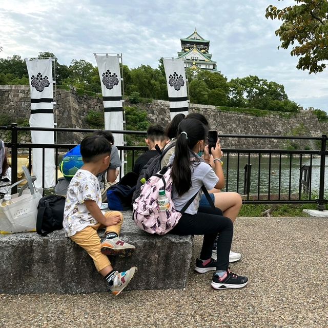 漫步大阪城公園 御座船，遊園車