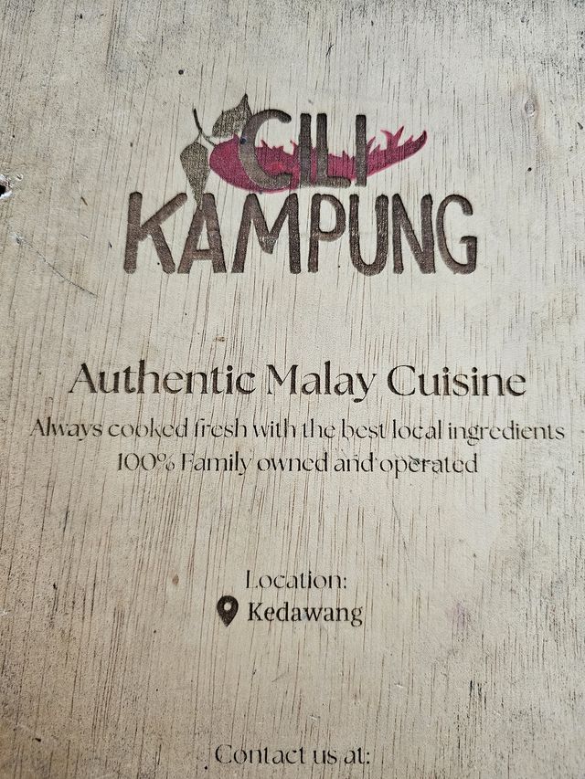 Authentic homemade Malay Cuisine 