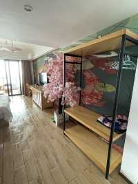汕尾金町灣抵住酒店，露臺望全海景