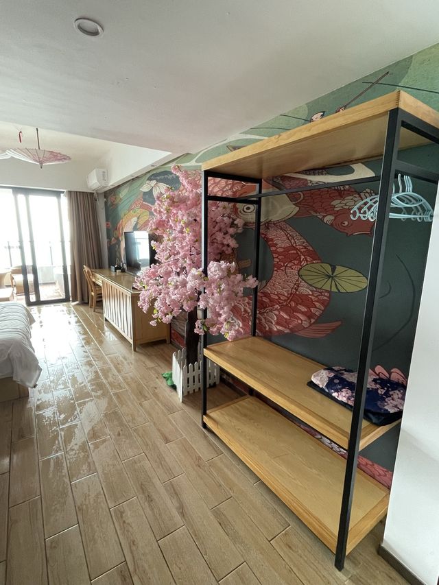 汕尾金町灣抵住酒店，露臺望全海景
