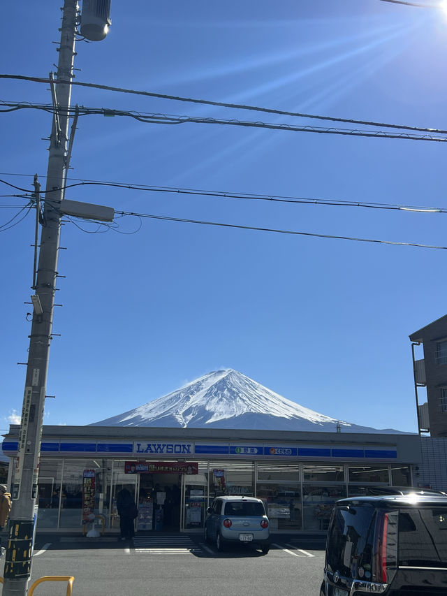 도쿄 인근 후지산이 보이는 가와구치코🗻