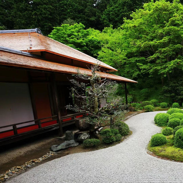 「安養園庭園」禪意枯山水景觀，超脫塵世的靈性狀態