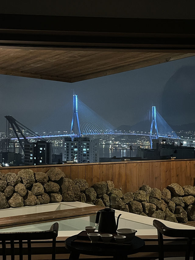 🌌야외 자쿠지에서 북항대교와 영도를 한눈에 볼 수 있는 영도오롯💗