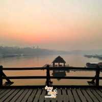 เที่ยวสะพานมอญยามเช้า สังขละบุรี