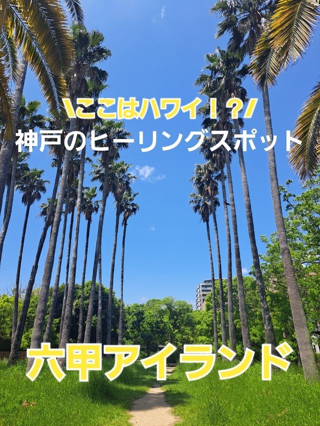 青空✕新緑☆六甲アイランドで癒しの旅