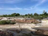 Waterfall on Mekong river