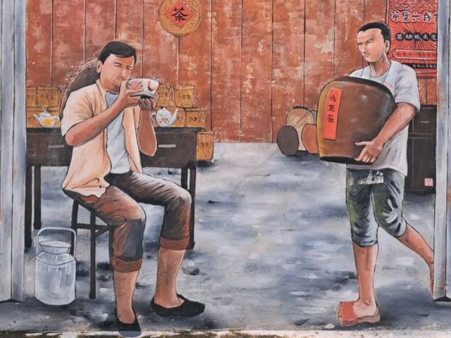Colourful Street in Ipoh, Art Street