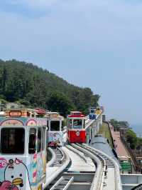 韓國釜山/絕美 天空膠囊列車🩵