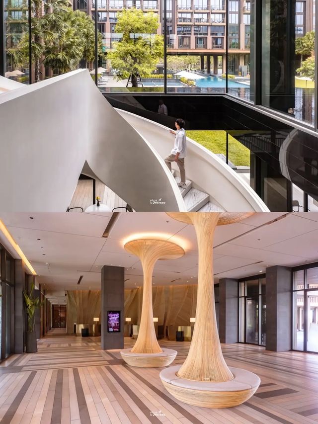 พักผ่อนสุดหรูใกล้สุวรรณภูมิ Courtyard by Marriott