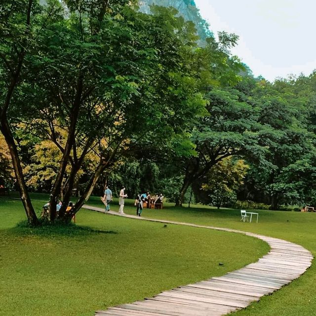 🌳คาเฟ่ในสวน บรรยากาศดี @กาญจนบุรี