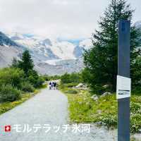 🇨🇭スイス　モルテラッチ氷河ハイキング