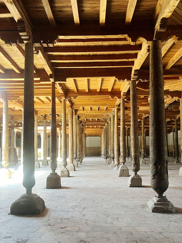 被認為是烏茲別克最古老原始的清真寺🕌☪️