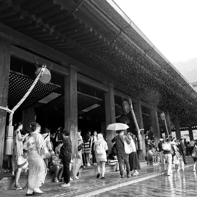 An Afternoon Shower at Kiyomizu-dera: A Serene Journey