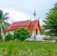 เจดีย์เอียง เกาะเกร็ด โบสถ์สวย นนทบุรี 