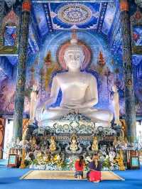 วัดร่องเสือเต้น |  Blue Temple 