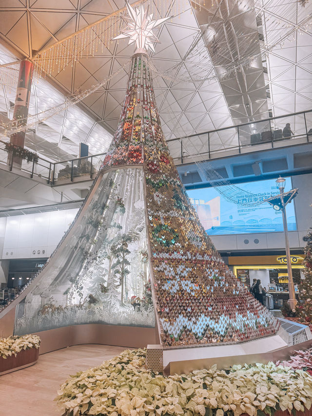 香港國際機場，12月滿滿聖誕氣氛