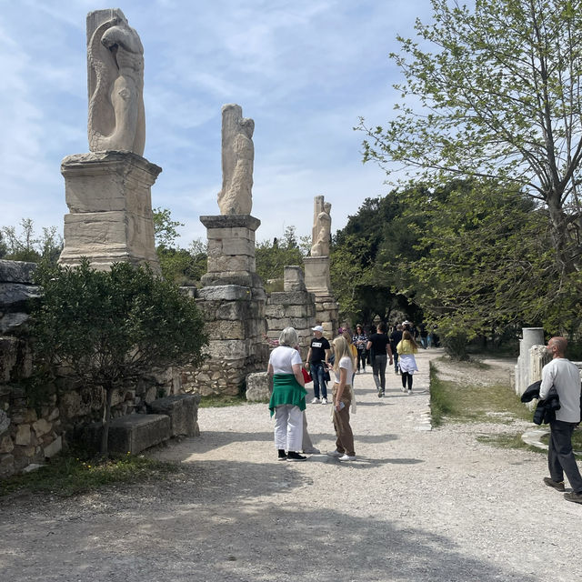 ชมเมืองโบราณ ancient agora of athens กรีซ