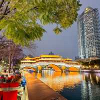 สะพาน Anshun Bridge เฉิงตู 🇨🇳
