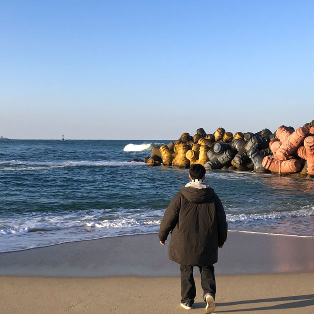 강릉 겨울 낭만 제대로 느낄 수 있는 조용한 해변 추천 (사근진해변, 순개울해변)
