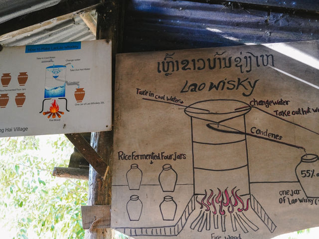 หมู่บ้านซ่างไห วิถีการต้มเหล้าทอผ้าเมืองลาว