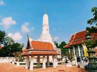 泰國曼谷市區湄南河畔著名皇家古跡寺廟:Wat Nang Ratchaworawihan，適合拍照📸打卡冥想